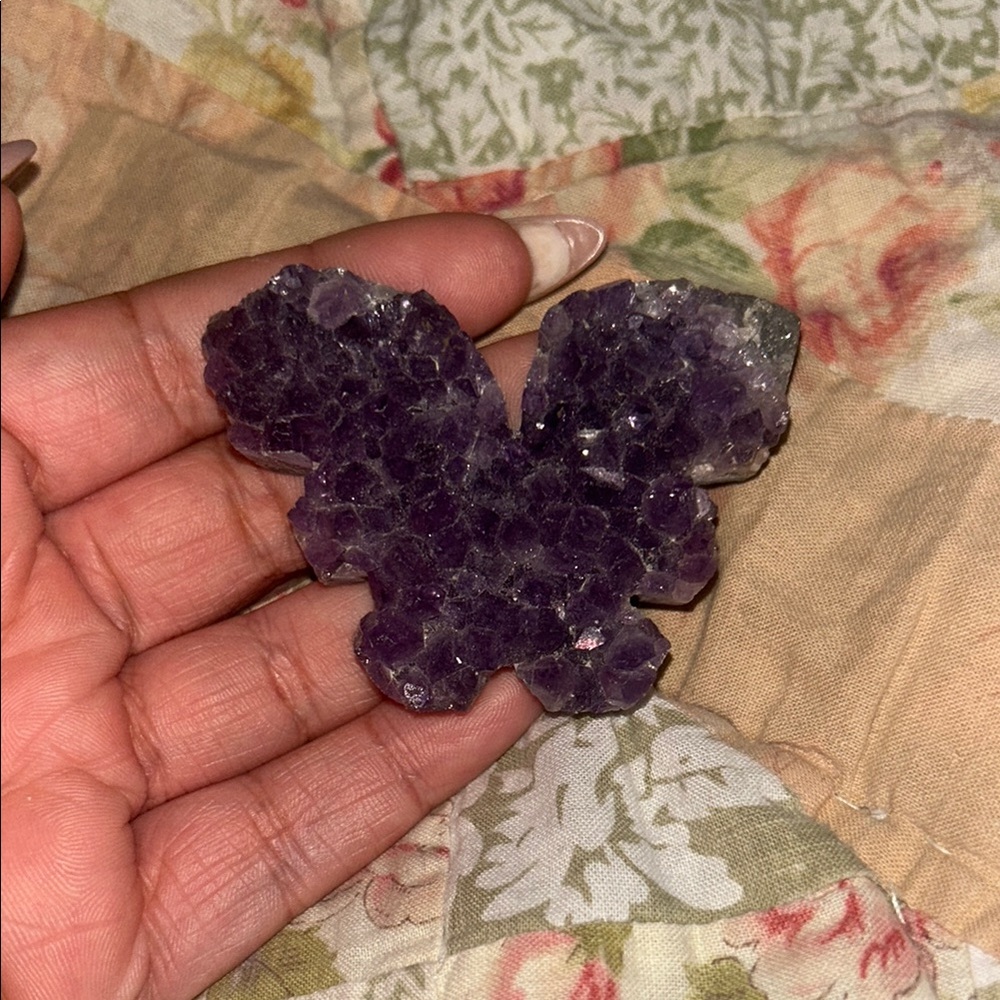 Amethyst Crystal Butterfly